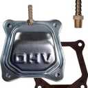 JMCHstore OHV Valve Cover w/Pulse Fitting for Predator 212 Non hemi Coleman CT200U CT100U BT200X CC100X mini Bike, SK100 KT196 Go Kart Baja Hisun Tillotson Clone 196cc Engine Honda GX160 GX200