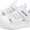 BMCiTYBM Baby Girls Boys Sandals Infant Toddler Summer Shoes Non-Slip 6-24 Months (12-white)