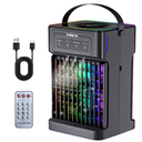 Portable Air Conditioners, 2026 Upgraded 4-IN-1 Quiet Portable AC Unit with Remote, 1100ML Tank Evaporative Air Cooler, 7 Color Light Personal Mini Air Conditioner for Bedroom,Office, Camping, Car,RV