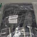 Moukeren 6 Pcs Minimalist Christmas Chair Back Cover Neutral Christmas Decor Black White Pine Trees Modern Rustic Linen Merry Chair Back Covers for Kitchen Holiday Party Decor