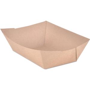 Southern Champion 0525 Food Trays, Paperboard, Brown Kraft, 3-Lb Capacity, 500/Carton
