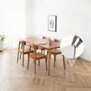 Office Chair Mat for Hard Floors,46"x60" Desk Mat for Chair for Hardwood Floor,Non-Slip Hard Floor Protector Desk Chair Mat for Home,Vinyl Floor Mat for Kids & Pets - Not for Carpet (Clear)