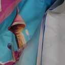 Generic Lollipop Candyland Backdrop Sweet Cartoon Castle Party Supplies for Girl Princess 1st First Birthday Decoration Ice Cream Cloud Photography Background Photo Studio Backdrop Vinyl 5x7ft (Pink-05)