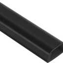 ZhiYo Wire Covers for 2 Cords, 68in Cord Hider on Wall Mounted, Black Cord Cover Kit, Cable Cover Paintable, Cable Concealer for Extension Cord/Ethernet Cable/Speaker Wire Hider, 4xL17in W0.7in H0.4in (Medium)