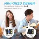 Wireless Lavalier Microphone for iPhone/iPad with Lightning Mini Lapel Mic Wireless, 48KHz/24Bit, 150ft Range, Noise Cancellation, 70H Battery for Video Recording and Streaming