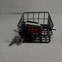 CXWXC Rear Bike Rack with Basket - Bike Cargo Rack for Disc Brake/Non-Disc Brake Mount - Bicycle Pannier Rack, Touring Carrier Rack fit 26-29 and 700c