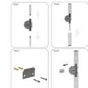 Battery Operated Wall Sconce Set of 2, Black & Walnut Rechargeable Wall Sconces, Modern Cordless Wall Lights with Remote Control, Dimmable for Living Room, Bedroom, Bathroom, Hallway, Entryway 3000K, 2 Pack