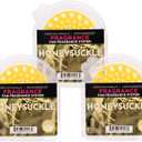 Scentsationals AromaBreeze Scented Wax Discs - Long Lasting Fragrance Wax Air Freshener for Aromabreeze Fan Units - Strong Scent, 3 Fragrance Wax Discs - Honeysuckle