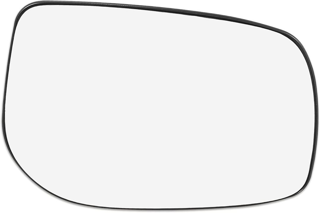 X AUTOHAUX Car Rearview Right Side Non-Heated Mirror Glass with Backing Plate 879080D210 for Toyota Yaris 2006-2012