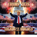 Greatness President Trump Calendar 2026 Wall Donald Trump Gifts | American Made In The USA