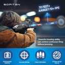 Toy Gun Automatic Sniper Rifle with Tactical Vest Kit Futuristic Electric High Speed Toy Foam Blaster Gun with 150 Darts Shooting Games Toys Birthday for Boys Adults Age 8+