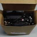 Lomotech Orange Purple Halloween Lights, 2 Pack 16.4ft 50 LED Battery Operated Halloween Fairy Lights with Timer Function, 8 Modes Waterproof Twinkle Lights for Halloween Decorations (Black Wire)