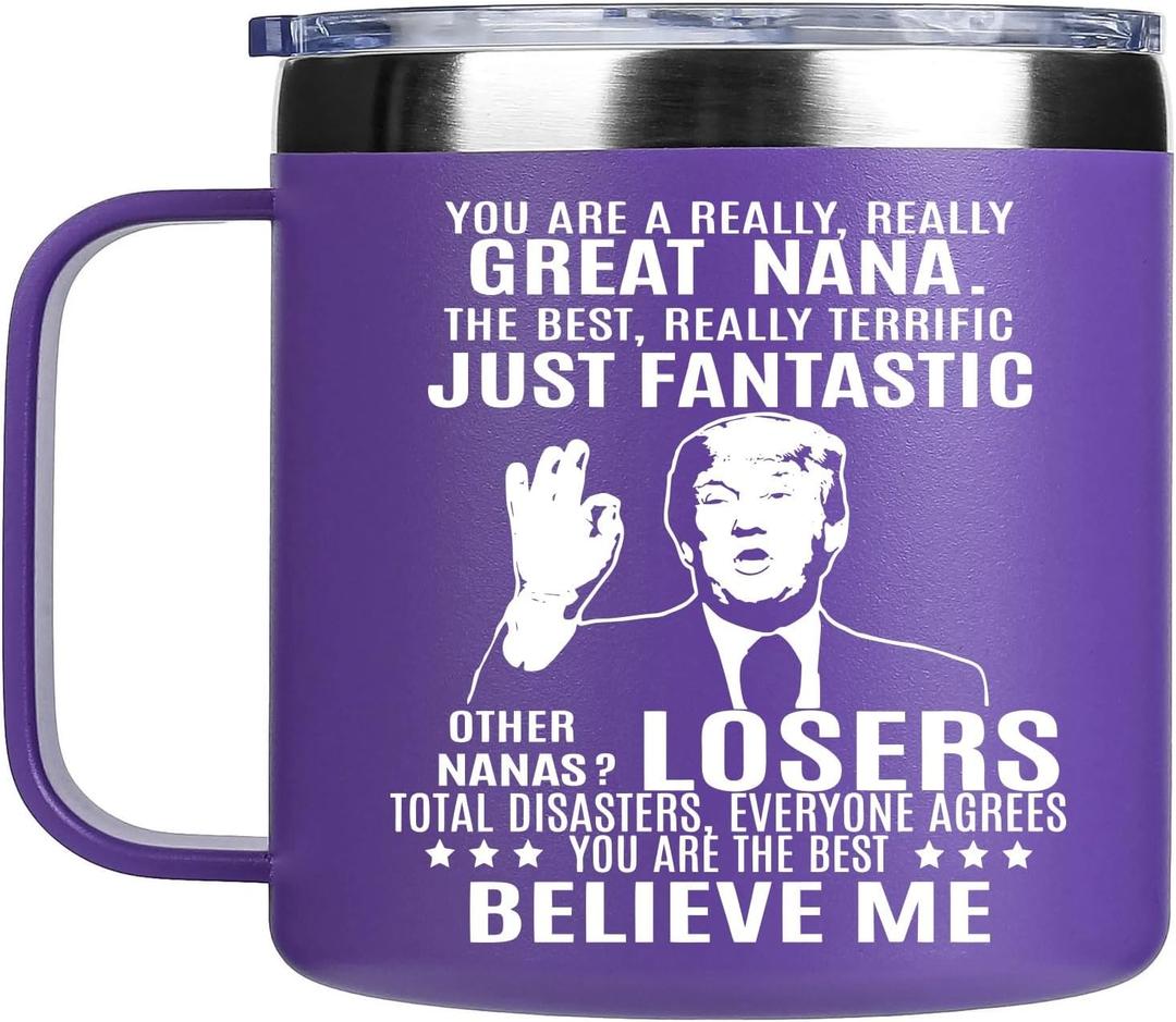 Nana Gifts -14Oz Cup - Gift for Nana from Granddaughter For Christmas and Birthday