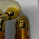 Amirce Face Massager Roller Golden 3D Roller Electric Facial Roller and T Shape Facial Roller Massager Kit Face Rollers