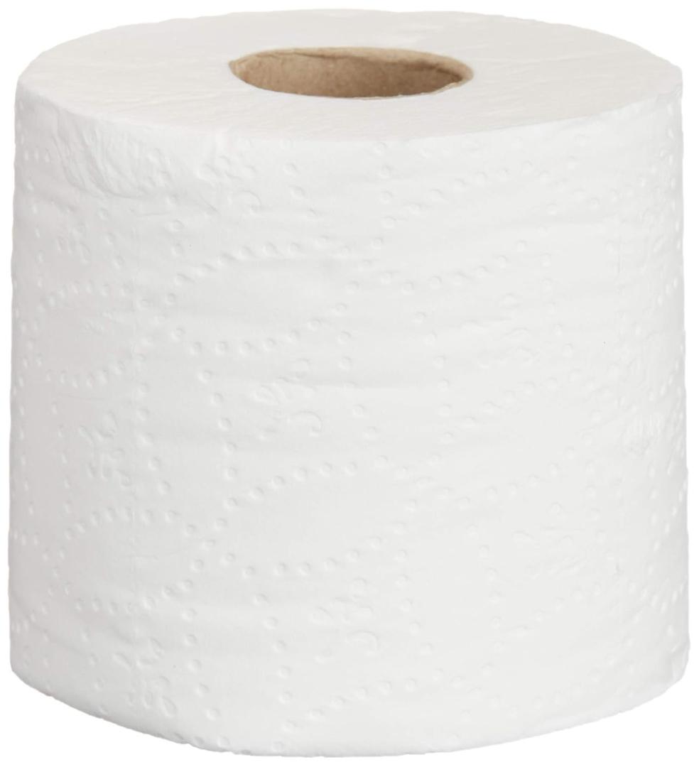 AmazonCommercial 2-Ply Ultra Plus Individually Wrapped Toilet Paper, White, Septic Safe, Compatible with Standard Dispensers, 400 Sheets per Roll (24 Rolls), 4.1 x 3.6 Sheet, 24 Count