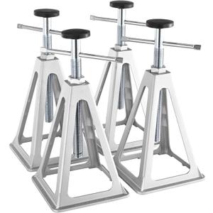 VEVOR RV Stabilizer Jacks, 4 Pack Aluminum RV Leveling Jacks, RV Stack Jacks for RV Travel Trailer Camper, Single Screw Jack Support up to 6000 Lbs, Adjustable from 11 inch to 17 inch