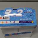 M&G Ballpoint Pen 0.38mm, 50pcs Retractable Blue Ink Click Ball Point Pen Writing Supplies for Journaling Home Office Classroom, Multicolor