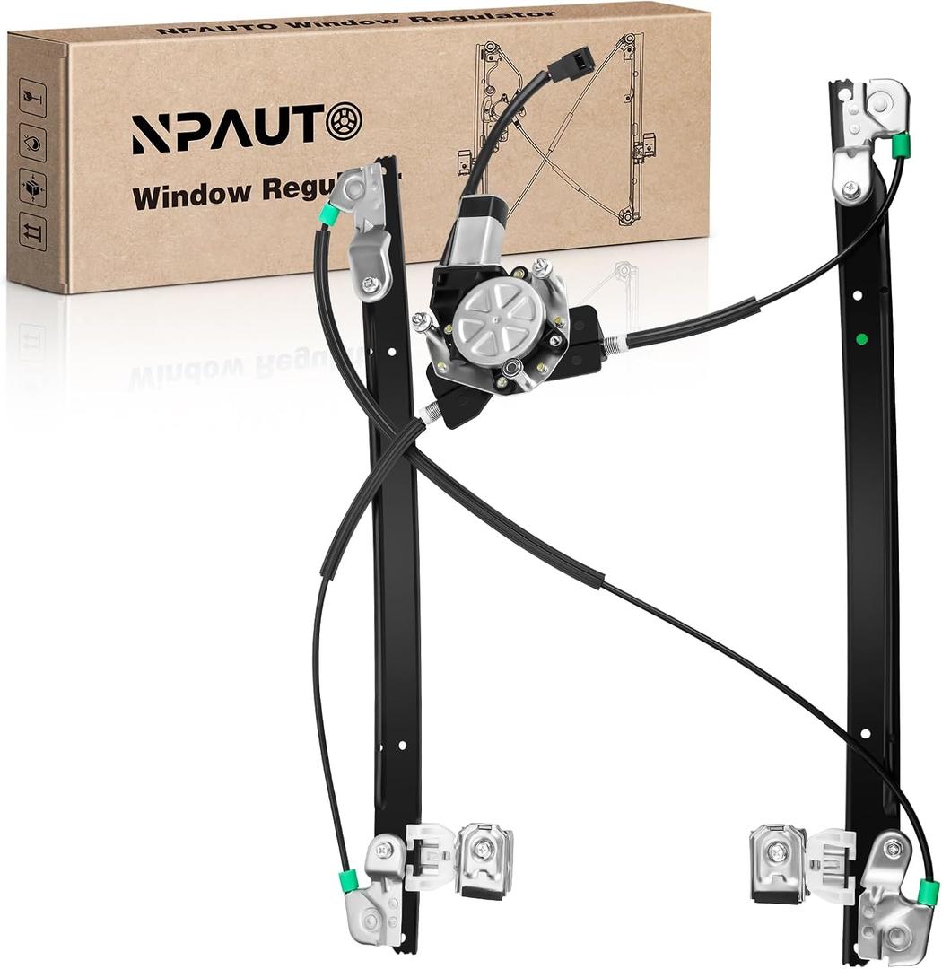 Front Driver Side Power Window Regulator with Motor Replacement for 2004 2005 2006 2007 Chrysler Town & Country, Dodge Caravan/Grand Caravan, Left, 741-534