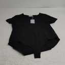 MANGOPOP Round Neck Short Sleeve Long Sleeve Bodysuits for Women Basic Body Suit Shirts Tops (XX-Large)