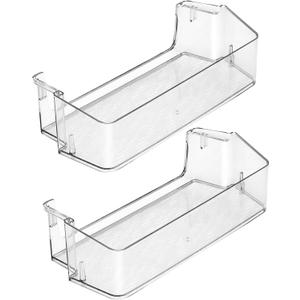 2 Pack W11174793 W11034658 Refrigerator Door Bin Shelf | Compatible with Amana Kenmore Maytag Door Bin, W11034658 Door Bin Replace W10910090 4585666 AP6285464 PS12348327 EAP12348327