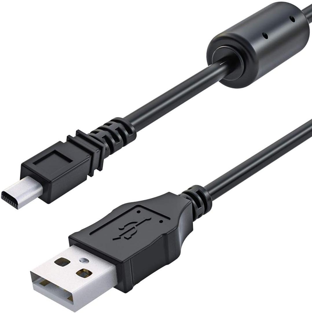 Ancable UC-E6 USB Cable, 3-Feet USB Mini-B Universal Digital Camera Data Transfer Cord Charger Cable Compatible for Nikon CoolPix, L, D, P, Series Digital Camera