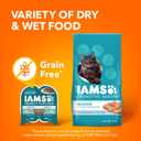 IAMS Perfect Portions Indoor Adult Wet Cat Food Cuts in Gravy, Tuna Recipe, 2.6 oz. Easy Peel Twin-Pack Trays (24 Count, 48 Servings)