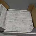 SUNWINGS 5-Sheet Peel and Stick Mosaic Natural 3D Stone Self Adhesive Marble Tiles, 11.5" x 10.7" Stick on Backsplash for Kitchen Bathroom Fireplace Vanity, Mixed Gray