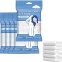 5 Pack Disposable Bath Towels, Individually Packed Camping Towel, Durable Large Gym Towel, Portable Thicken Barber Towel for Hotel Camping Sports Hiking Beach Massage Salon Gym14*27"