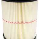 9-17816 Filter for Craftsman Shop Vac Filter 17816 Replacement Red - Stripe Filter 9-17816 WetDry Air Filter Replacement Part fit 5 Gallon & Larger Vacuum Cleaner 917816 Cartridge Filter