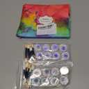 Artdone 16 Colors Chrome Nail Powder, Iridescent Aurora Chameleon Powder Metallic Mirror Effect Pigment Pearlescent Mermaid Pigment Pearl Glitter Dust Kit, Nail Art Decoration, Resin Craft