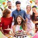 18th Witch Theme Party Glitter Birthday Candles Pink and Green Number Candles Cake Topper Decorations for Birthday Wedding Anniversary Celebration Supplies