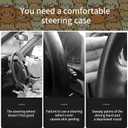 Car Steering Wheel Cover, Anti-Slip Breathable Elastic Neoprene 15 Inch Car Steering Wheel Protector for Women and Men,for Cars, SUVs Cute Yellow Cats