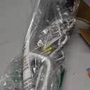 Homedics Back Massager - Heated Automatic Percussion Back, Body and Neck Massager with Dual Pivoting Heads, Interchangeable Nodes, for Shoulders, Legs and Feet, White (1 Count (Pack of 1))