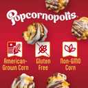 Popcornopolis Gourmet Popcorn, Double Drizzle, Sweet & Salty Chocolate Popcorn, 6-Pack Bulk & Single Serve, Non-GMO, Gluten-Free (EXP 09/14/26)
