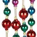 Kurt Adler 6' Glass Bead Multicolor Garland