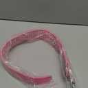 2" Width 5 Rows Rhinestone Dog Puppy Pet Collars Leather Collar 13-24" (Purple,Medium)