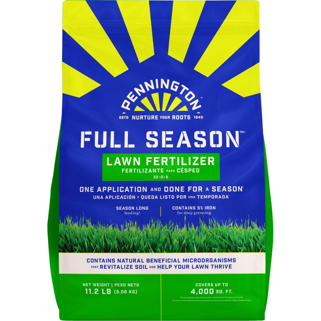 Pennington Full Season Lawn Fertilizer 32-0-5 4M 11.2lb