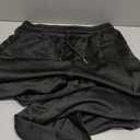 SOLY HUX Men's Athletic Sweatpants 2 Packs Drawstring Elastic Waist Wide Leg Baggy Sports Pants (Black, L)