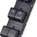 Master Power Window Switch for Infiniti G35 2007-2008, G37 2009-2013, Q40 2015 - Window Switch 25401JK41A, 25401JK41D, 25401JK41E, 25401JK43D, 25401JK43E, DWS1372, 1S15006 - (White Light)