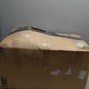 Tudomro 2 Pcs Dark Gray 66'' Outdoor Chaise Lounge Cushion Waterproof Patio Lawn Pool Chaise Lounge Cushion with Headrest Pillow & Ties Weather Fade Resistant Replacement Longue Chair Pad