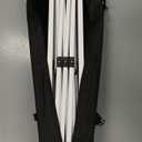 10x10 Pop Up Canopy - Instant Setup Beach Tent with Wheeled Carry Bag, 8 Sandbags & 4 Guy Lines - Portable Sun Shade for Camping, Events, Silver Coated Top, White