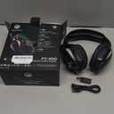 Fachixy FC-100 Wireless Gaming Headset for PS5, PS4, Switch - Gaming Headphones with Lossless Audio & 50Hrs Battery Life - Gamer Headset with Microphone for Mac, Laptop, Mobile (Blue)