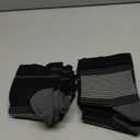 6 Pairs Plantar Fasciitis Socks for Men & Women, Ankle Brace Compression Socks with Arch Support for Achilles Tendonitis, Heel Pain, Swelling & Arthritis Relief, Black, X-Large