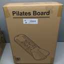 Pilates Board, Pilates Reformer Sets, Multifunctional Abdominal Pilates Board for Home Workout Equipment, Portable Foldable Ab Board Trainer Pilates Exercise Machine, Pilates Board for Women (Deep Black)