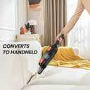 Candy Corded Stick Vacuum Cleaner, Powerful Suction Handheld Vacuum with One-Click Dust Disposal, 3-in-1 Use for Hard Floor, Ceramic Tile, 0.8 Liters Capacity, Easy Clean