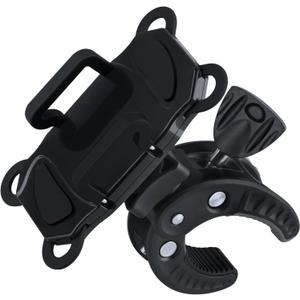 Phone Holder with Clamp Mic Stand Phone Holder Universal Cell Phone Mount for Music Drum Stand,Bike, Golf Cart Boat Shopping Cart,Compatible with iPhone for Galaxy Smart Phone