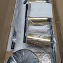 Siittoo Pendant Light Fixtures, Dimmable Modern LED Chandelier Lighting with Spotlights, Adjustable Linear Hanging Pendant Light for Kitchen Island Dining Room Living Room (Black,Gold 30W)