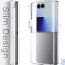 for Samsung Galaxy Z Flip 7 Case,Slim & Military-Grade Protection Phone Case,Hard PC Shockproof Protective Phone (Clear) 20-zflip7-01