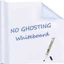 HAMIGAR Whiteboard Sticker for Wall 36" x 157" Dry Erase Board Large Wallpaper Peel and Stick, White Board Stick on Wall, Contact Paper Adhesive Poster Board Whiteboard with 1 Marker