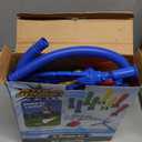 Stomp Rocket Jr Multi-Color Rocket Launcher for Kids, 8 Rockets - Fun Outdoor Kids Gifts for Boys & Girls - STEM Toy Foam Blaster Set Soars Up to 100 Feet - Ages 3 & Up